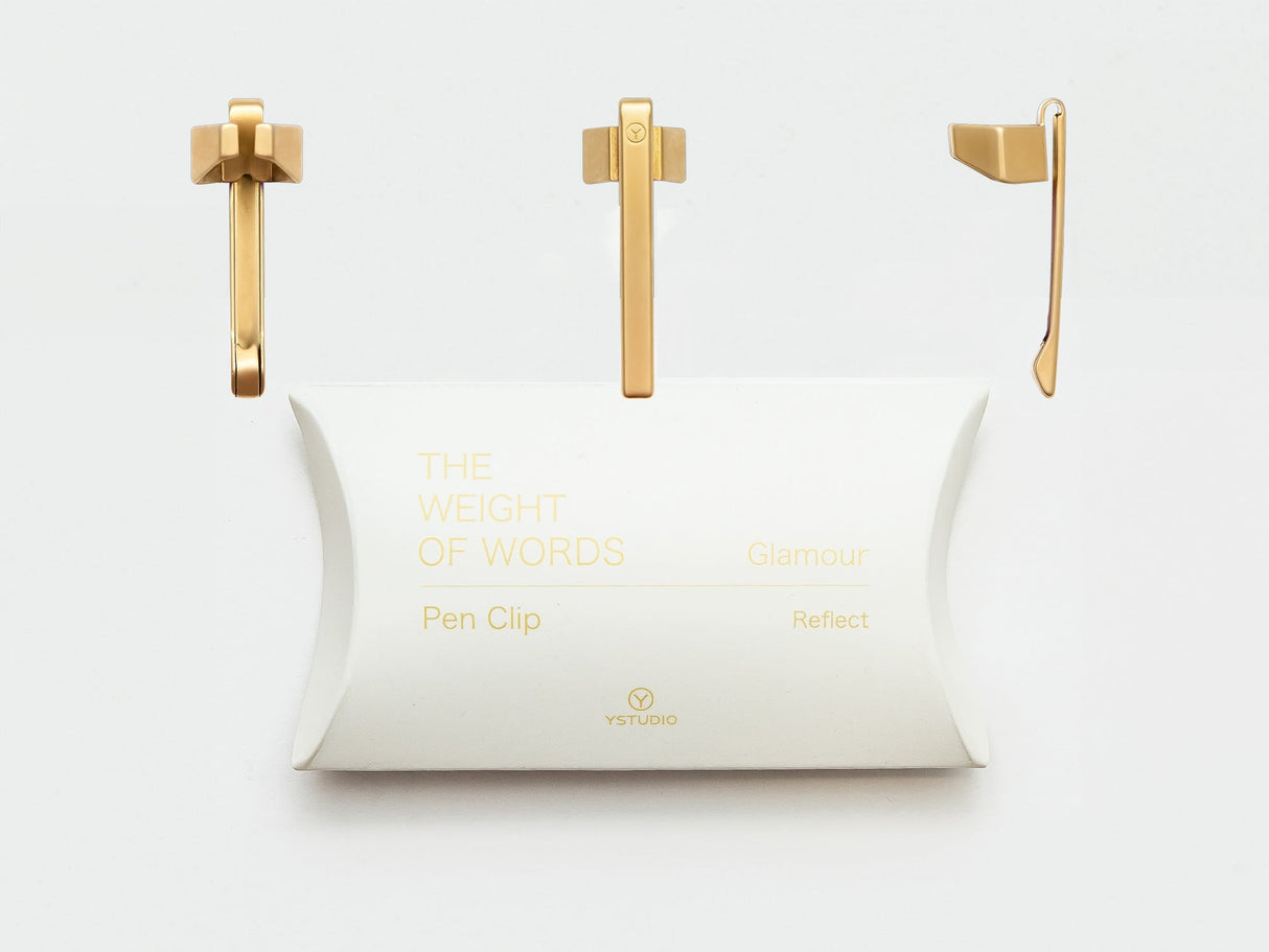 Ystudio Ocean Sustainable Ballpoint Pen - Pen Clip Gold