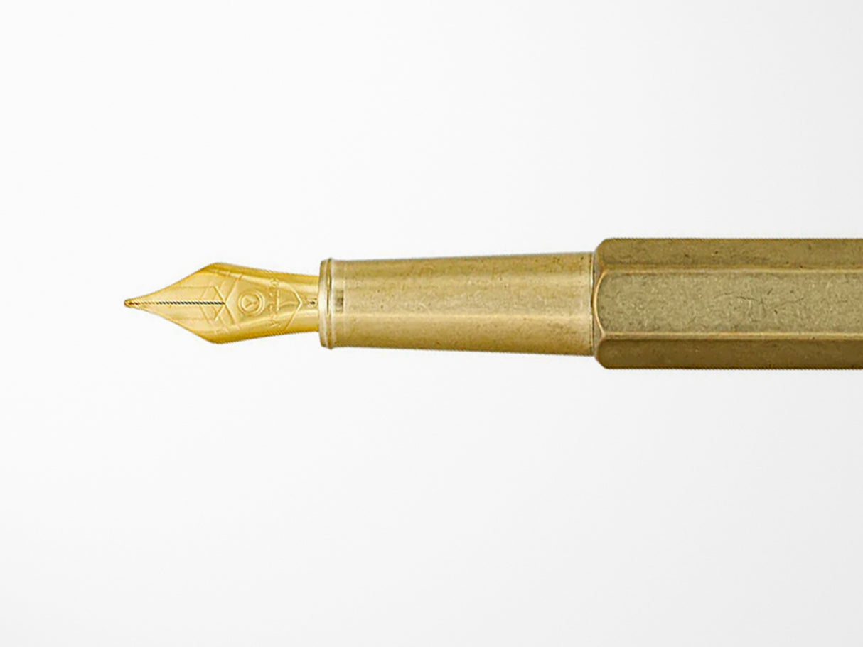 Ystudio Revolve Fountain Pen - Brass
