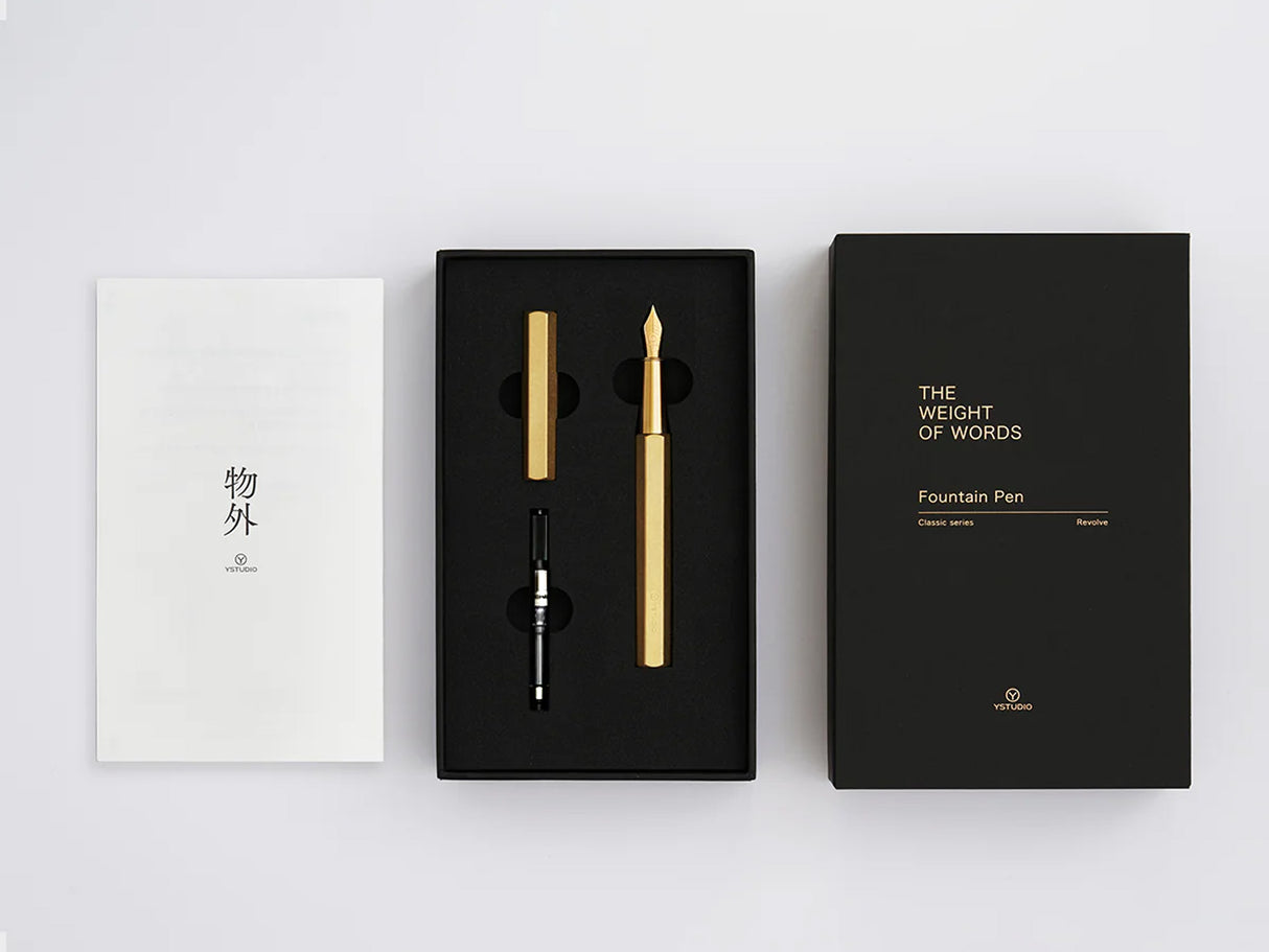 Ystudio Revolve Fountain Pen - Red