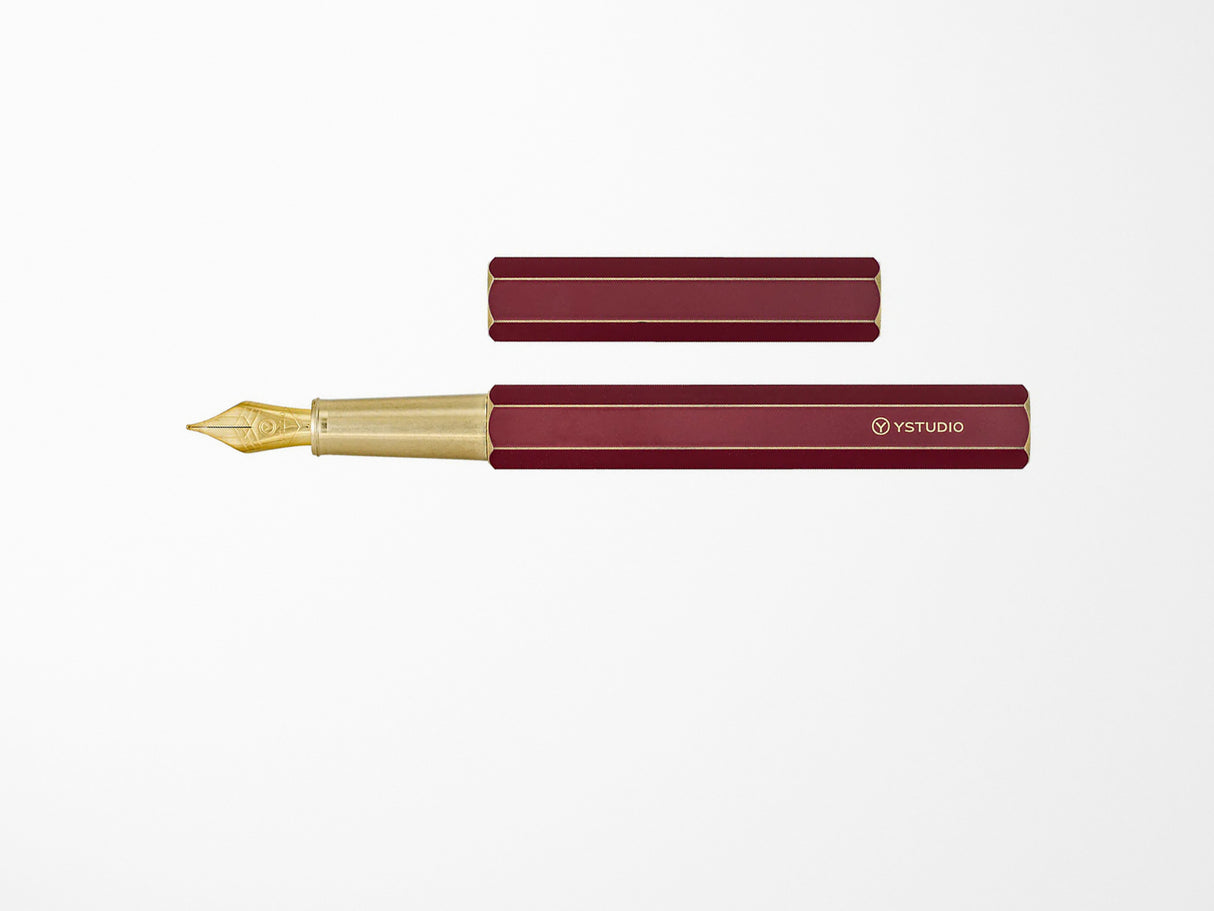 Ystudio Revolve Fountain Pen - Red
