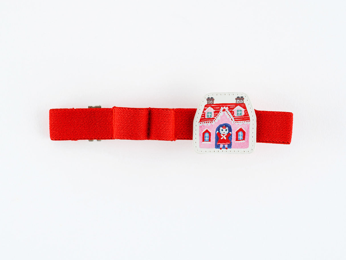 Yumi Kitagishi Book Band with Charm - White Cat