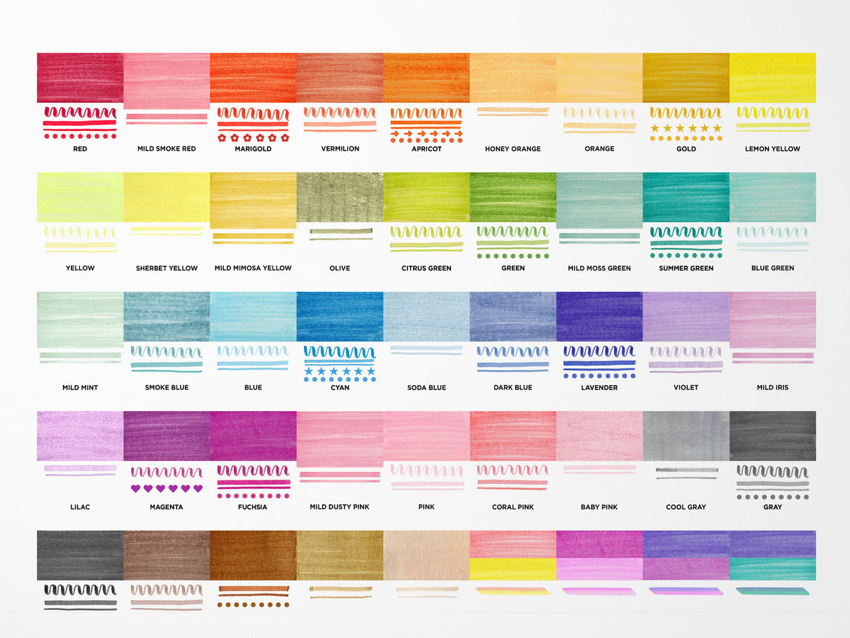 Zebra Mildliner Highlighter Pens