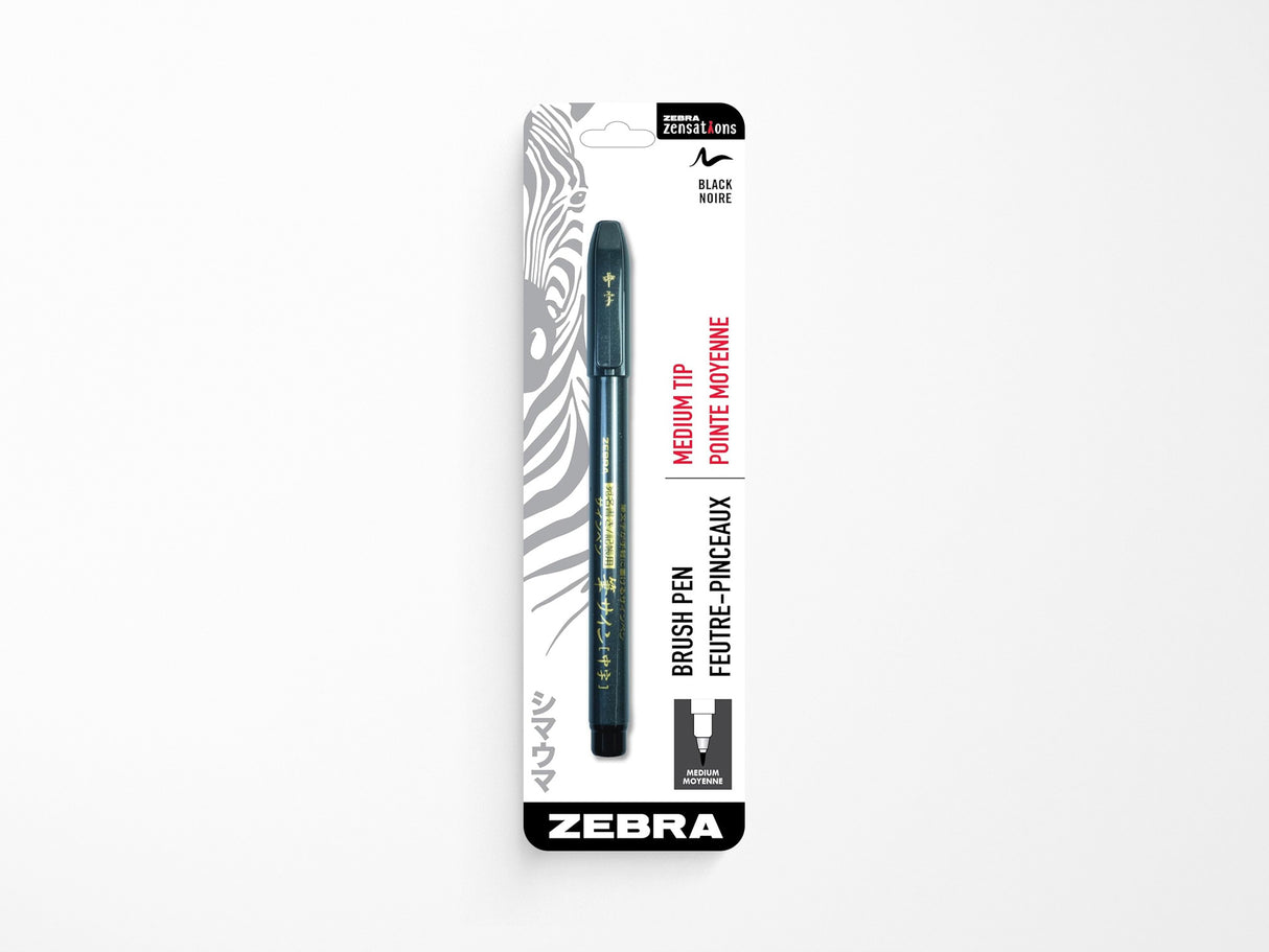 Zebra Zensations Fude Brush Pen - Medium Tip