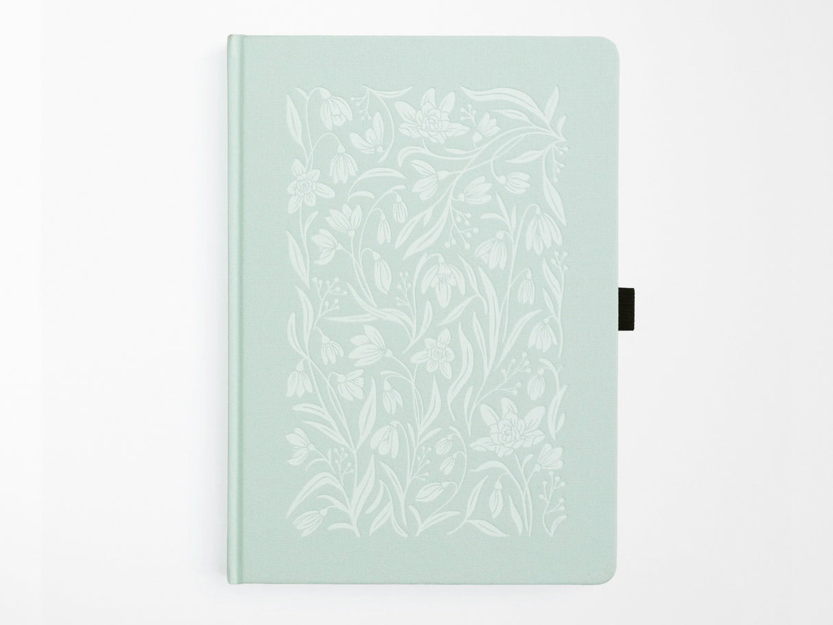 Snowdrops B5 Dot Grid Journal