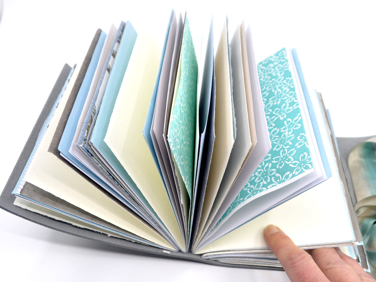 Celadon One of a Kind Leather Journal