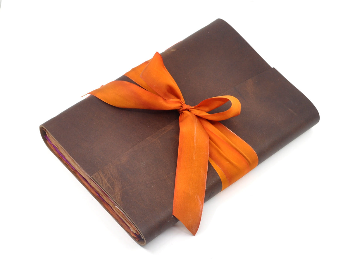 Sunset One of a Kind Leather Journal
