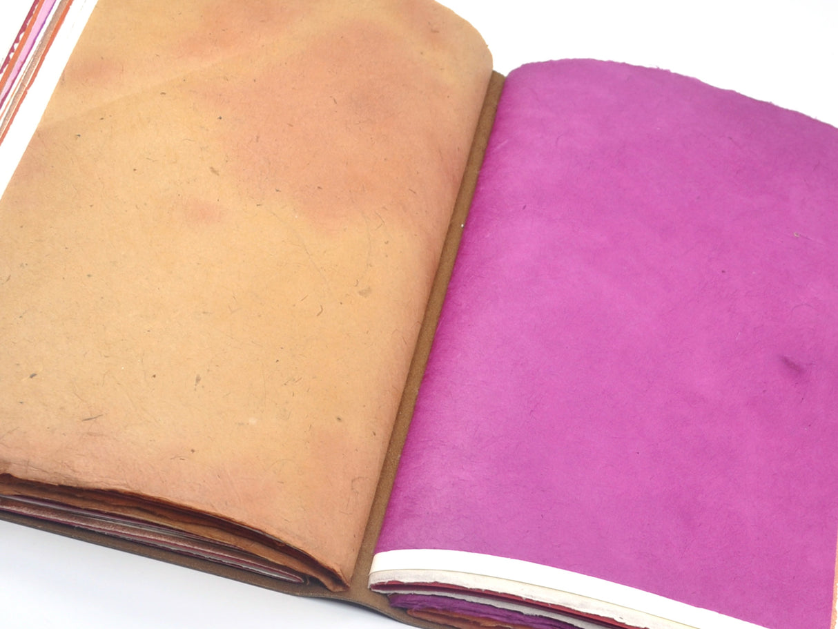 Sunset One of a Kind Leather Journal