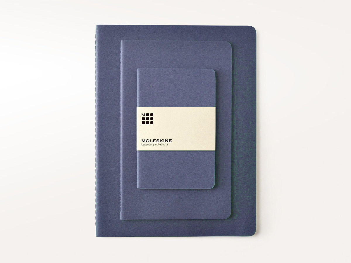 Moleskine Cahier Journal Set of 3 - Indigo Blue