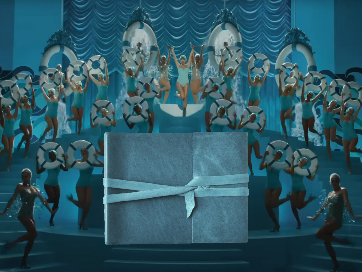 Ophelia Blue Leather Photo Album