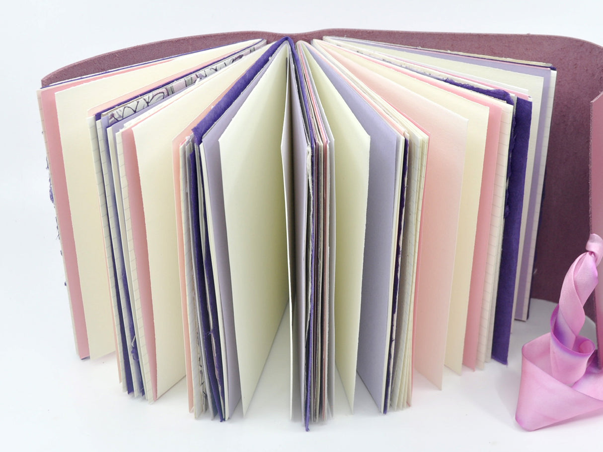 Hibiscus One of a Kind Leather Journal