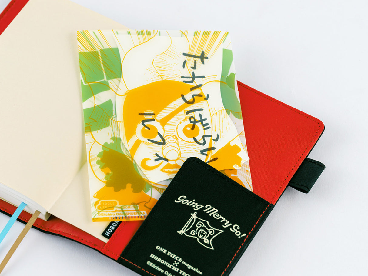 October ONE PIECE magazine: Hobonichi Clear Folder Set of 3 for A6 Size