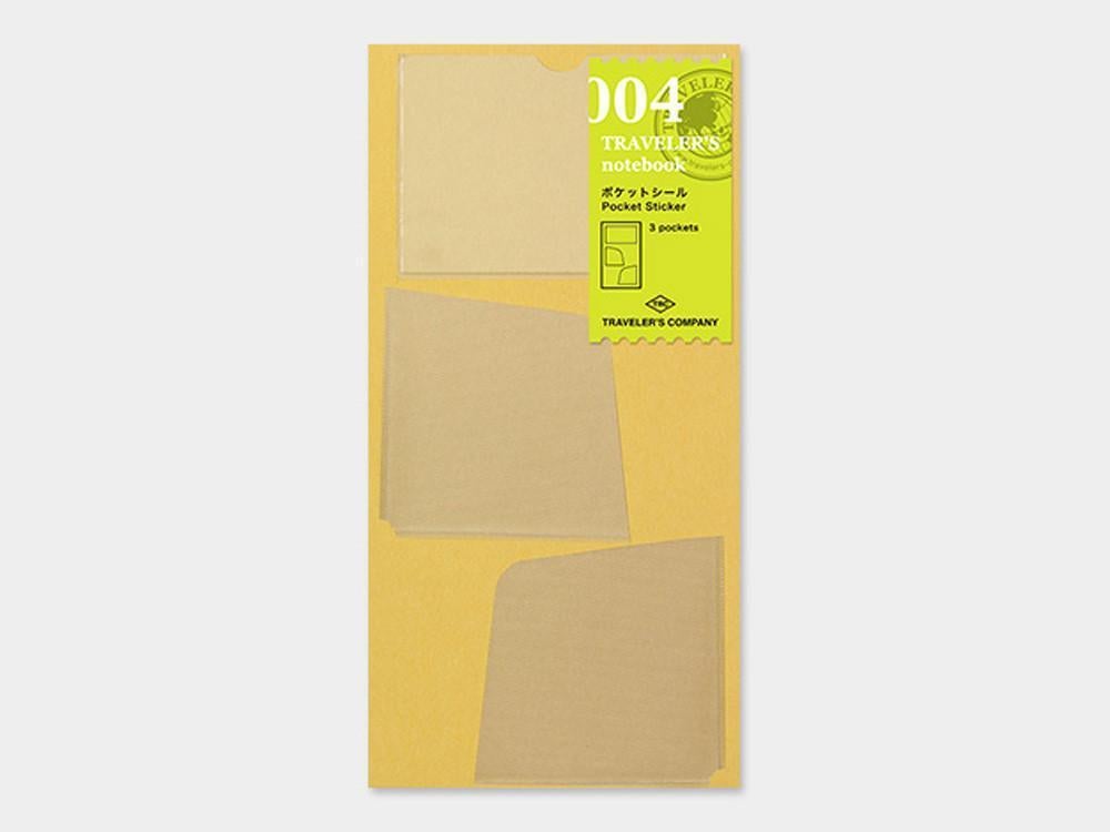 004 Pocket Sticker TRAVELER'S Notebook - Both Sizes
