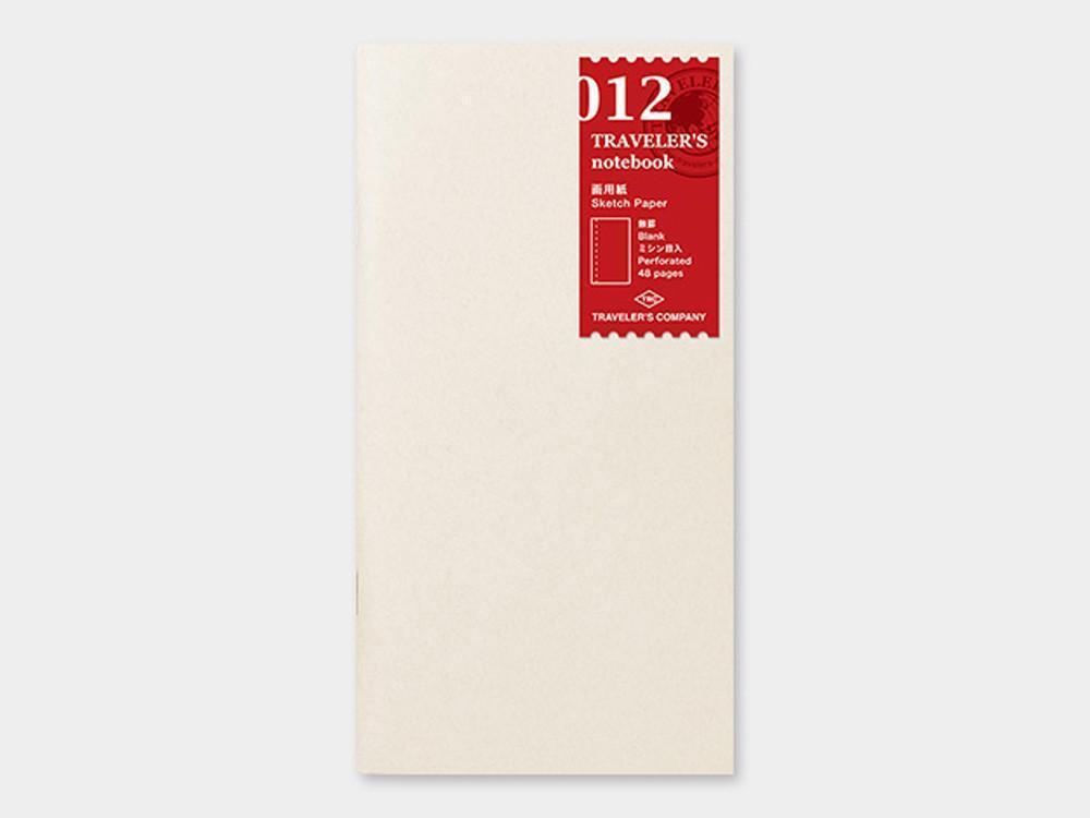 012 Sketch Paper Refill TRAVELER'S Notebook - Regular Size