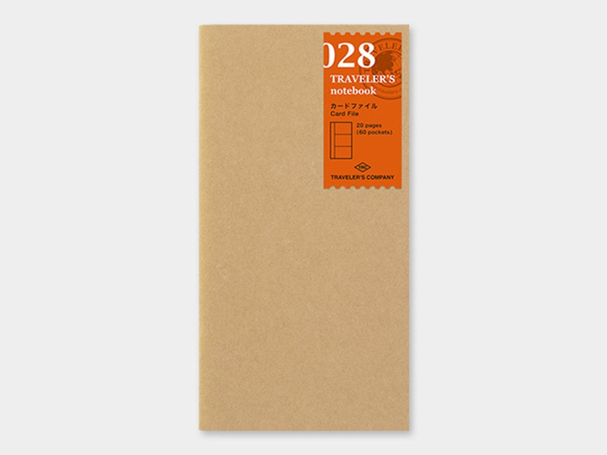 028 Card File TRAVELER'S Notebook - Regular Size