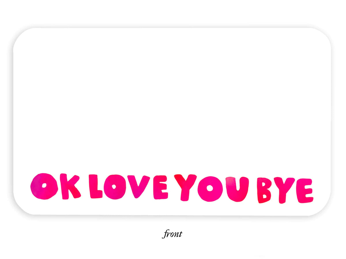 E. Frances Little Notes® - Okloveyoubye