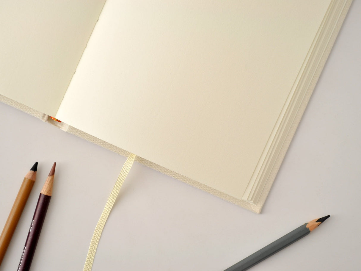 Heritage Collection Bookcloth Journal with Plain Pages