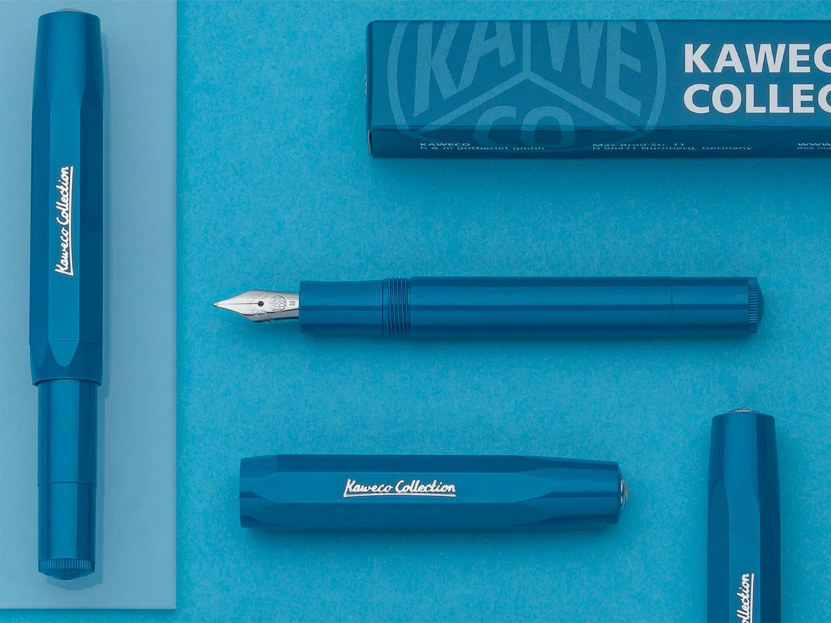 Pamflet Ondraaglijk Confronteren Kaweco COLLECTION Cyan Fountain Pen – Jenni Bick Custom Journals
