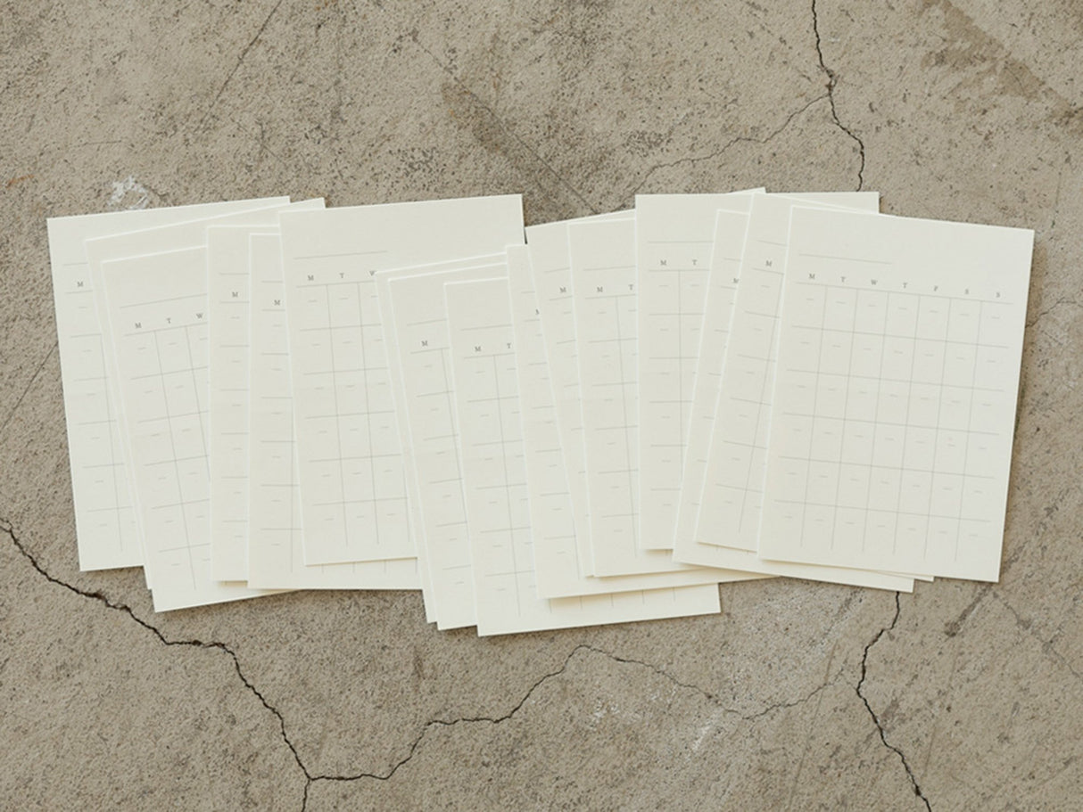 MIdori MD Diary Stickers 2026