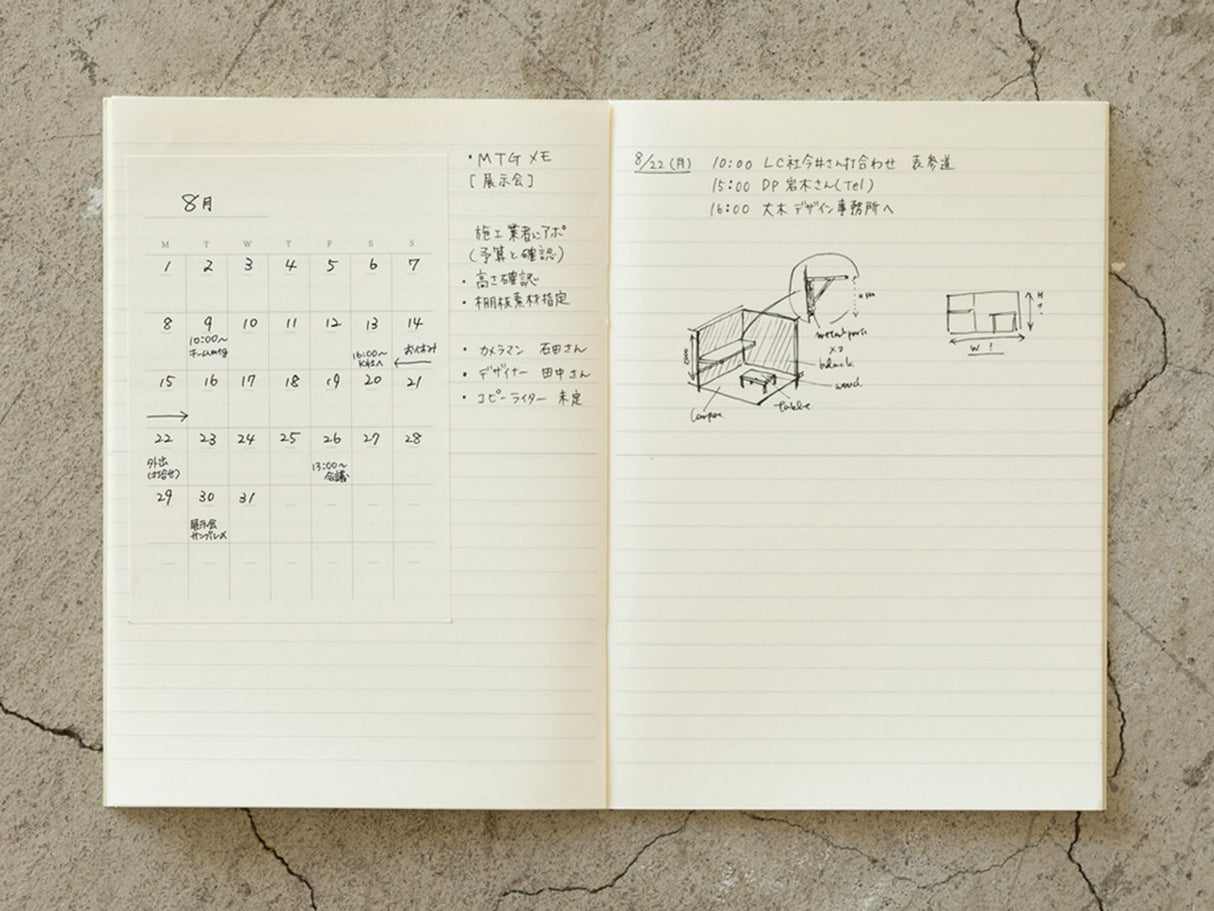 MIdori MD Diary Stickers 2026