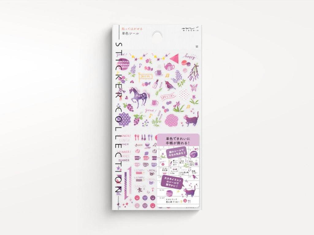 Midori Color Stickers - Purple