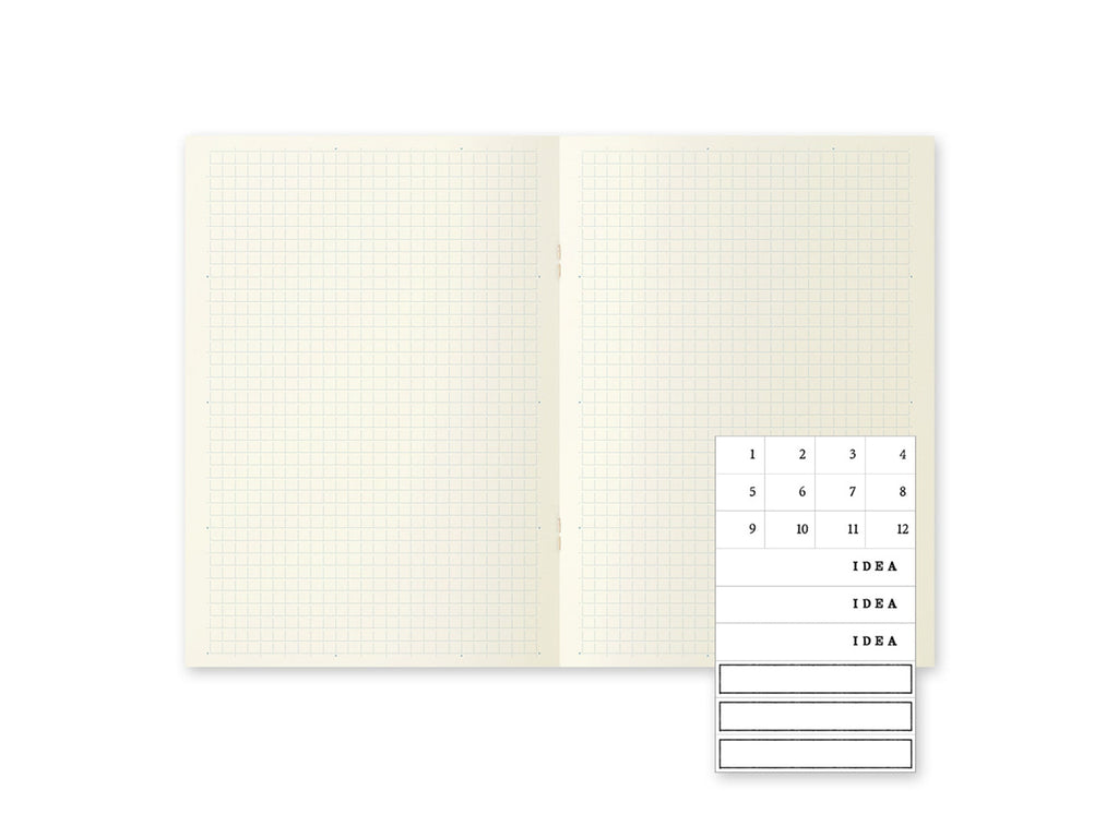 Midori MD Notebook Light A5 Grid Set of 3