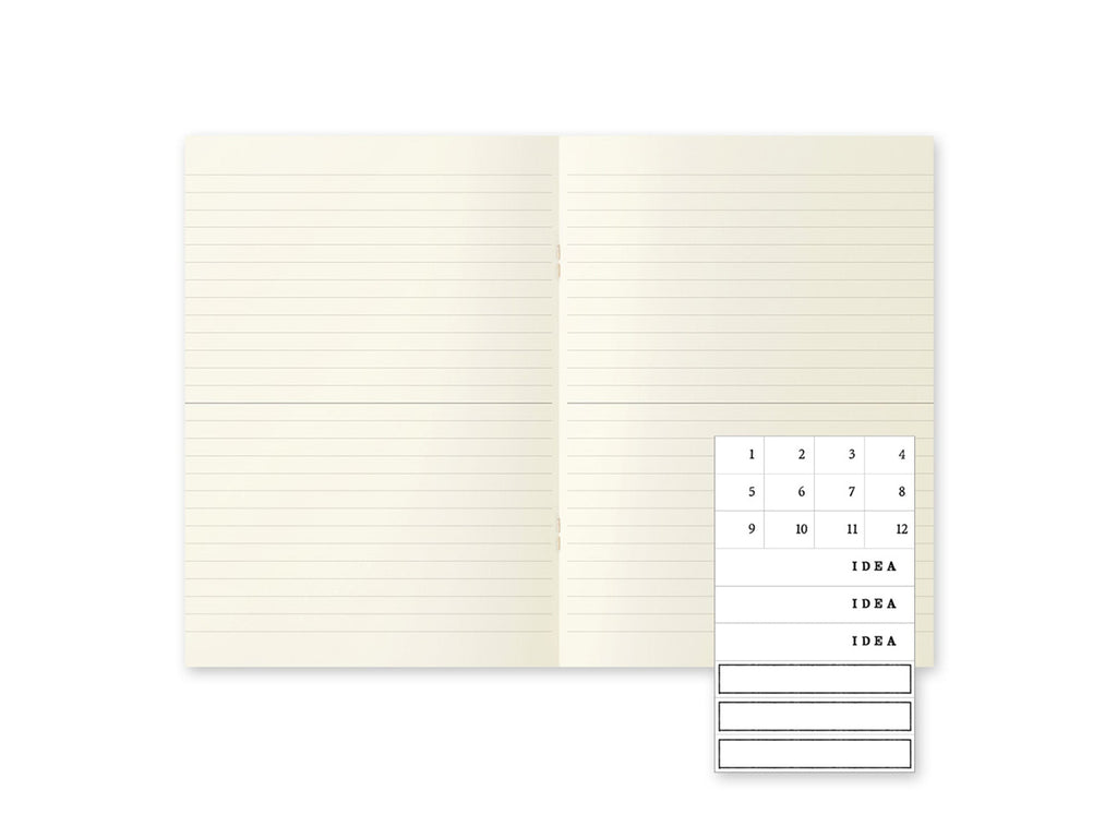 Midori MD Notebook Light A5 Ruled Set of 3