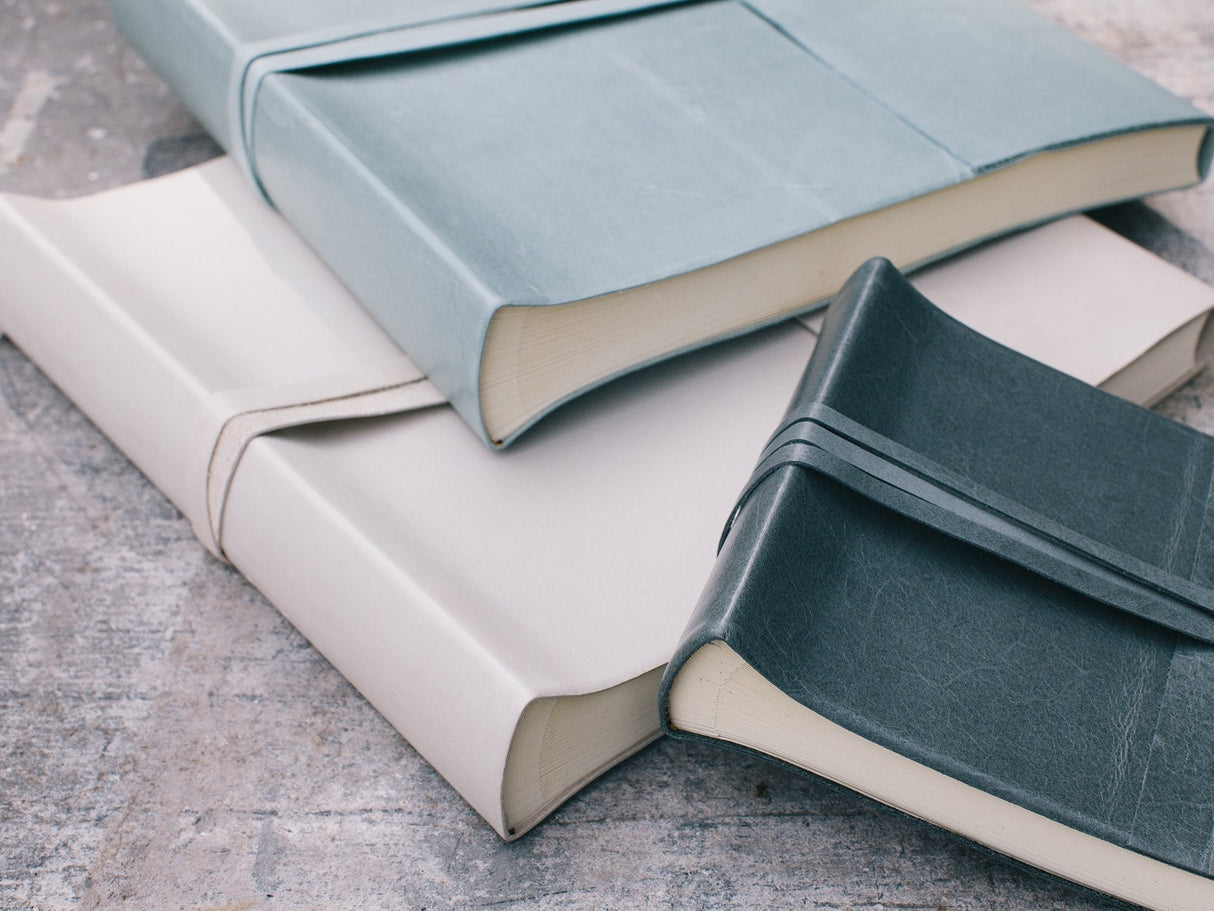 Ophelia Blue Leather Photo Album