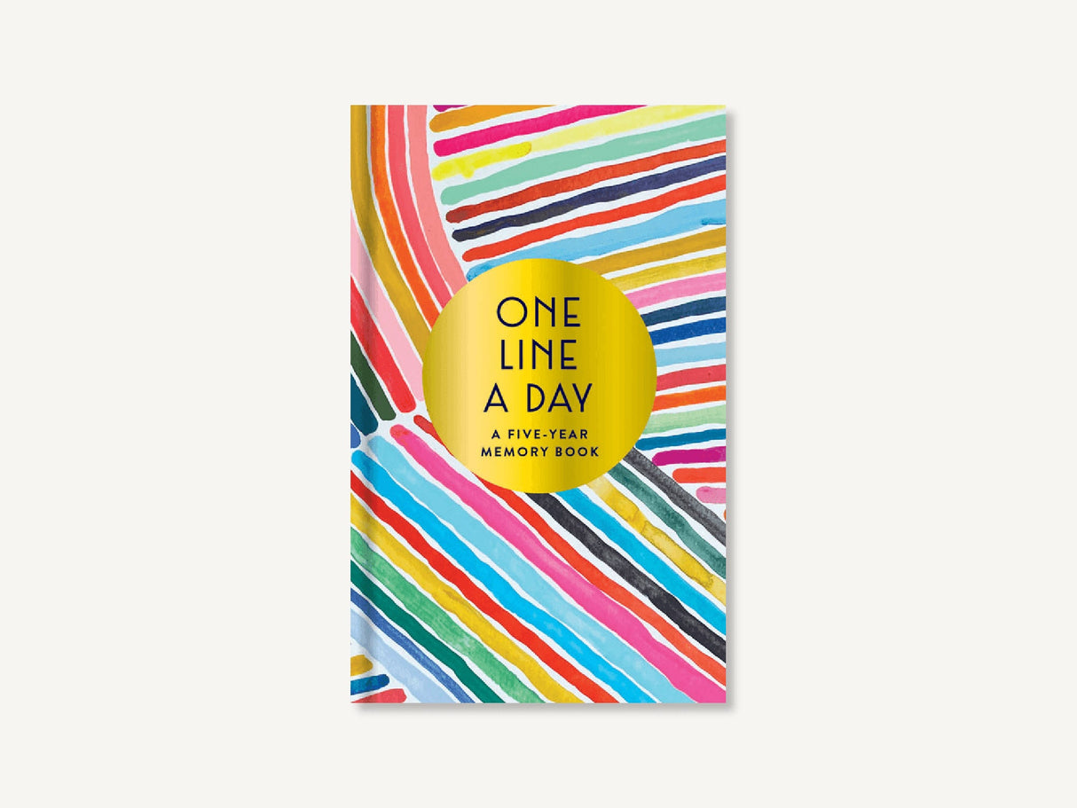 Rainbow One Line a Day 5 Year Memory Book