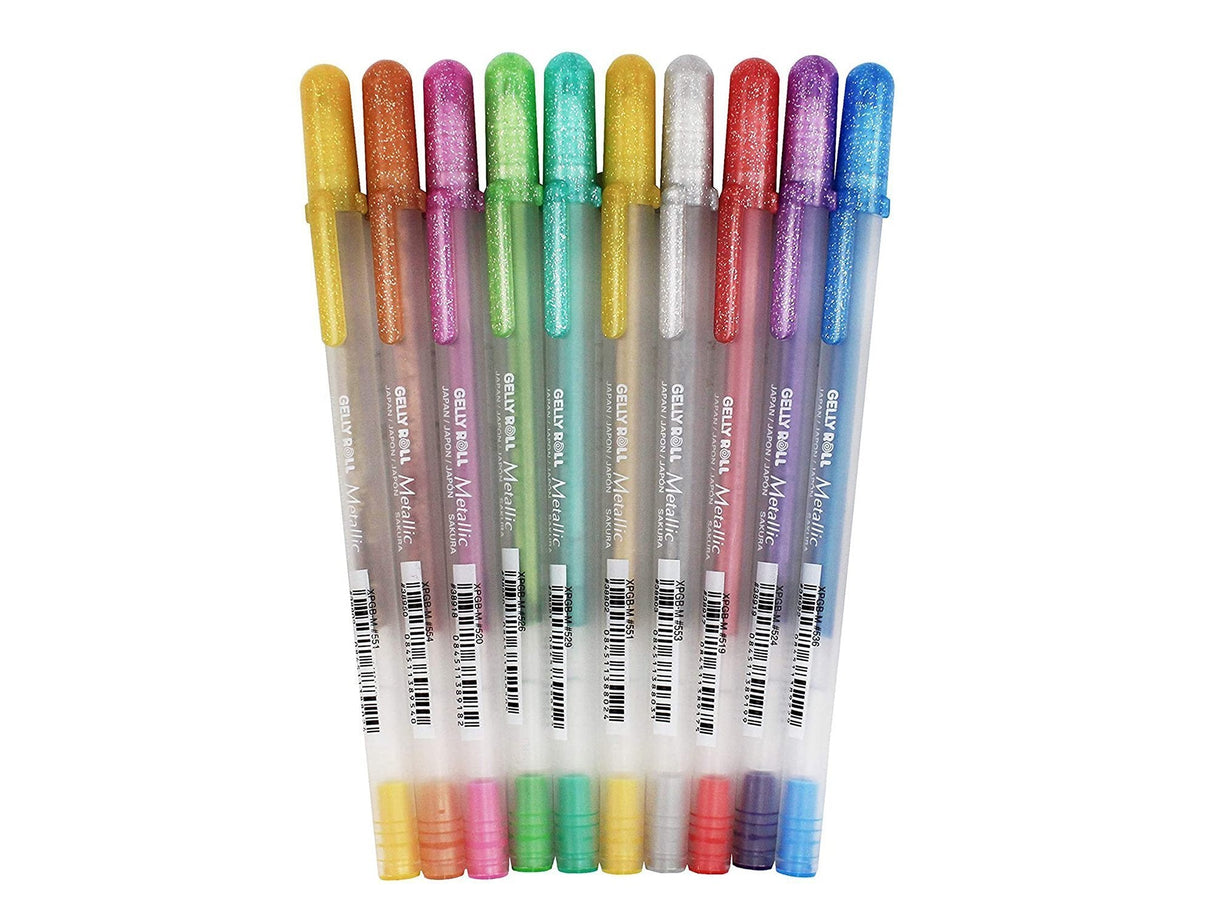 Sakura Gelly Roll Metallic 0.4MM Set of 10