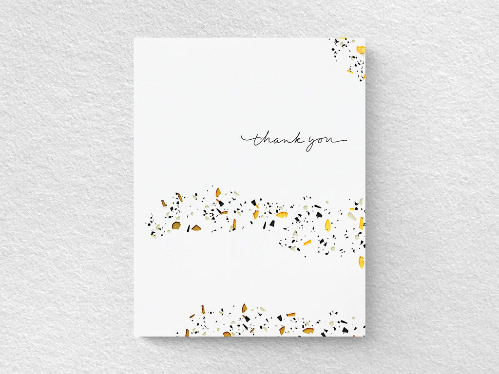 Thank You Terrazzo Greeting Cards, Box of 6