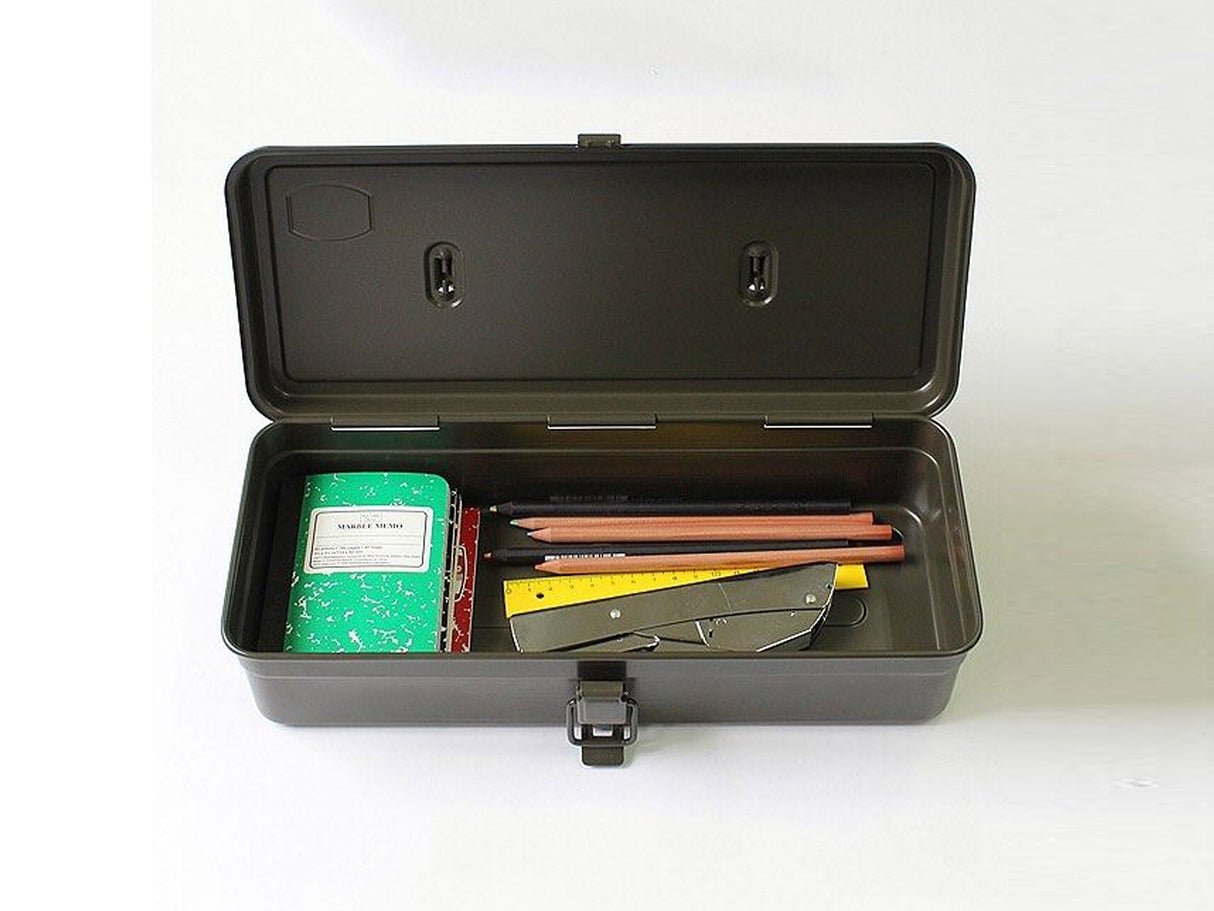 Toyo Steel Tool Box With Handle and Flat Lid