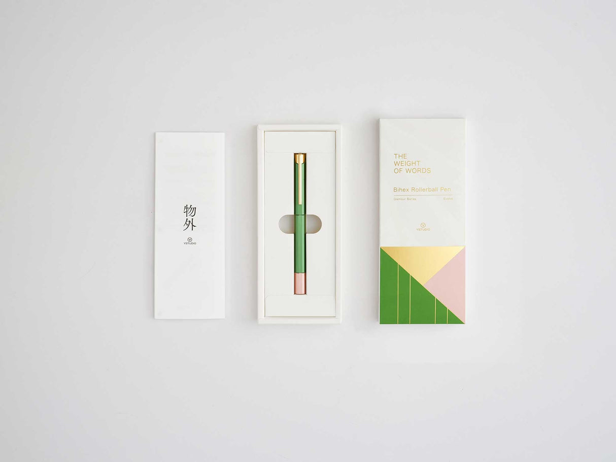 Ystudio Bihex Rollerball Pen - Absinthe