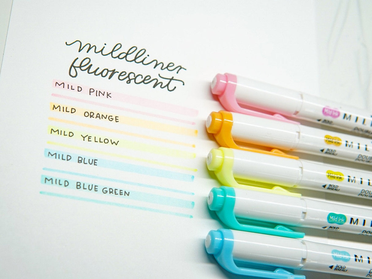 Zebra Mildliner Highlighter Pens