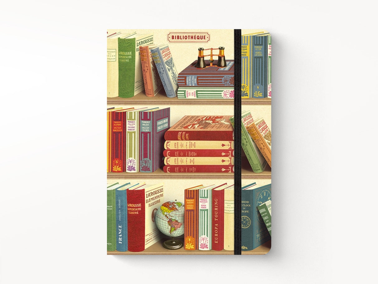 Cavallini Large Vintage Notebook - Library Books