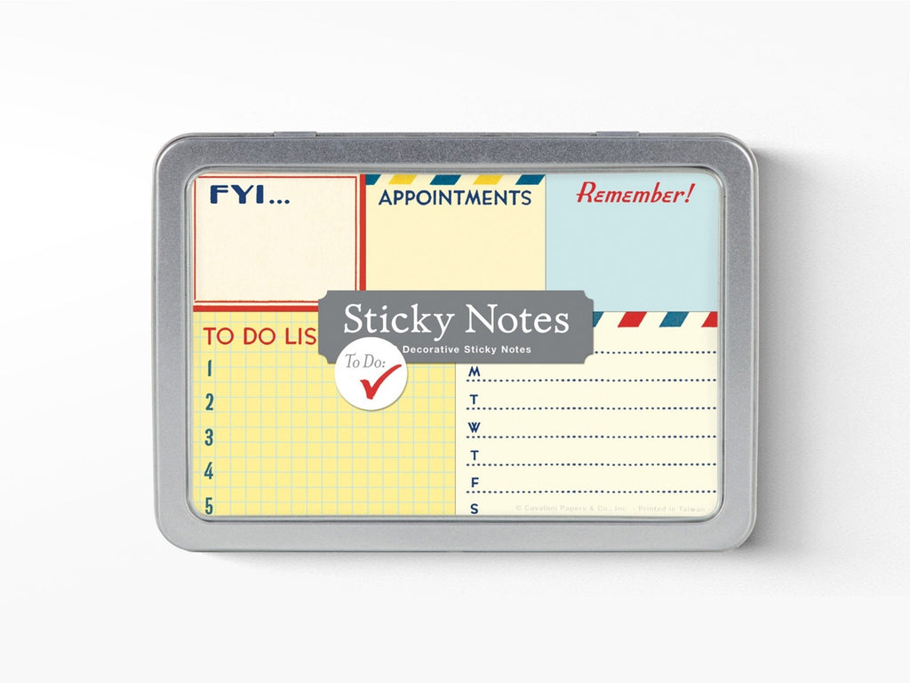 Cavallini Vintage Sticky Notes - To Do