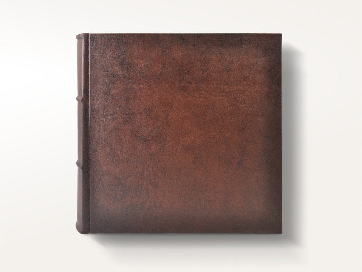 Collezione 14 x 14 Italian Handmade Distressed Leather Photo Album