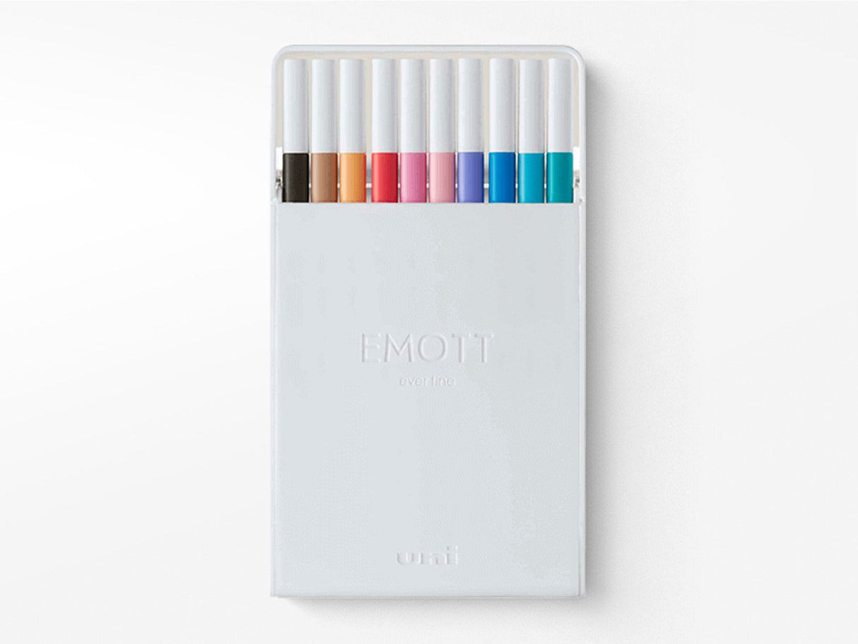 Emott Ever Fine Color Liners Set of 10 #2 Natural