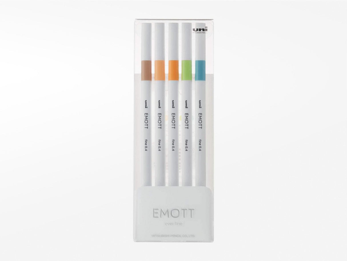 Emott Ever Fine Color Liners Set of 5 - Nature Colors