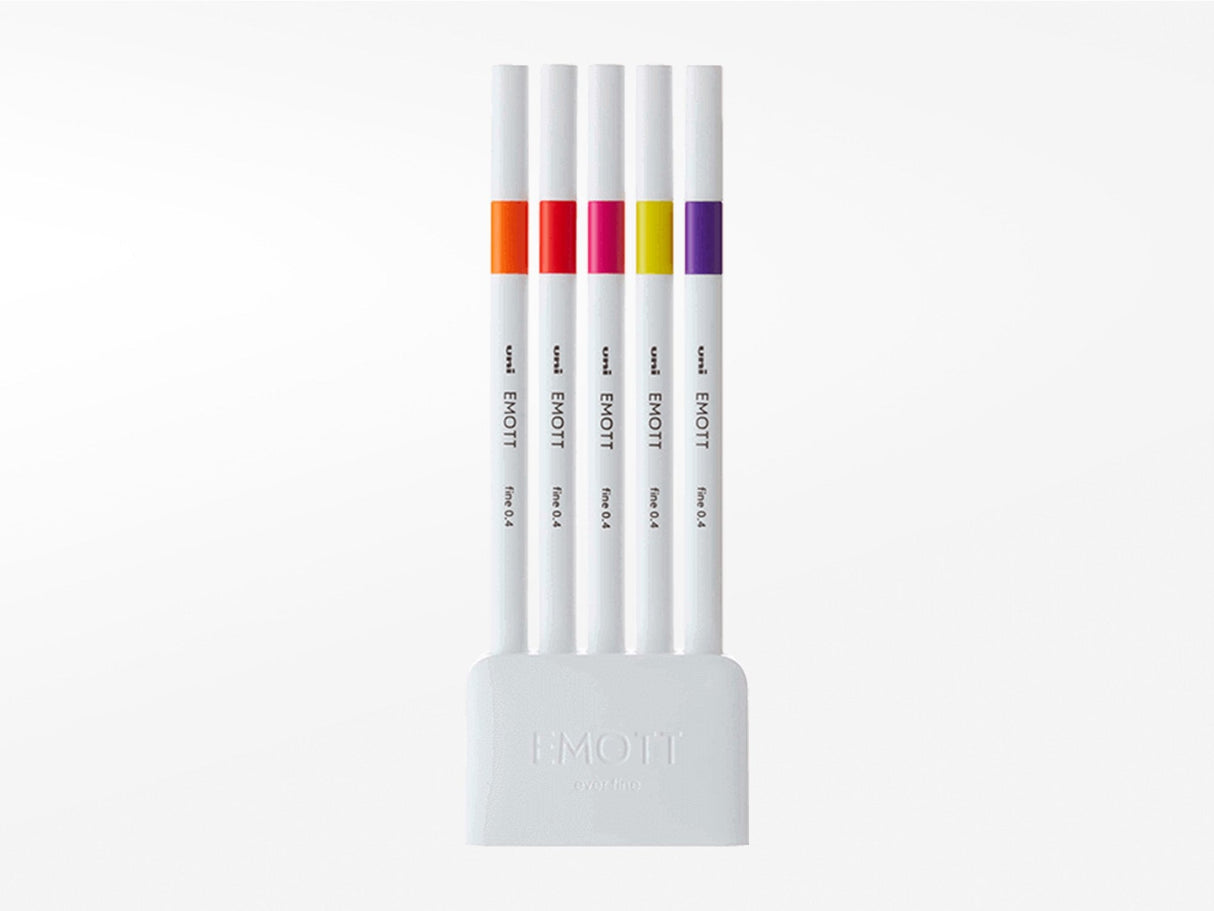 Emott Ever Fine Color Liners Set of 5 - Passion Colors