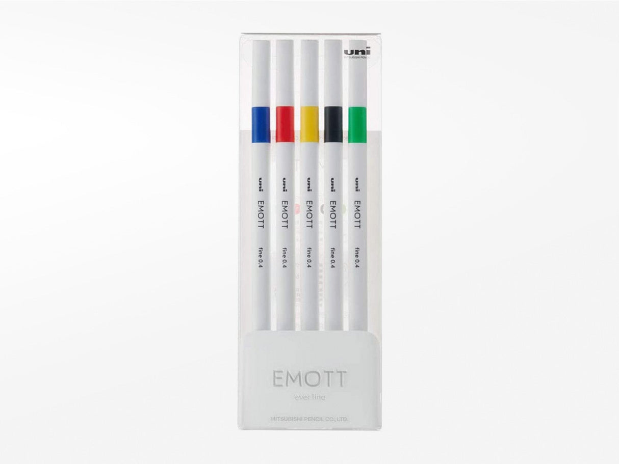 Emott Ever Fine Color Liners Set of 5 - Vivid Colors