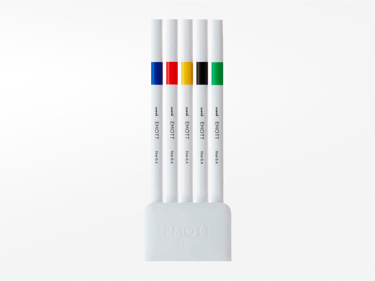 Emott Ever Fine Color Liners Set of 5 - Vivid Colors
