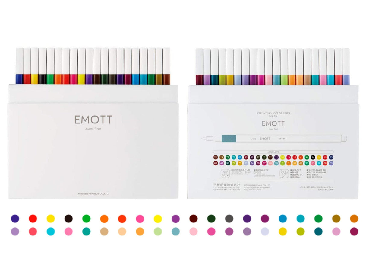 Emott Ever Fine Color Liners Single Open Stock