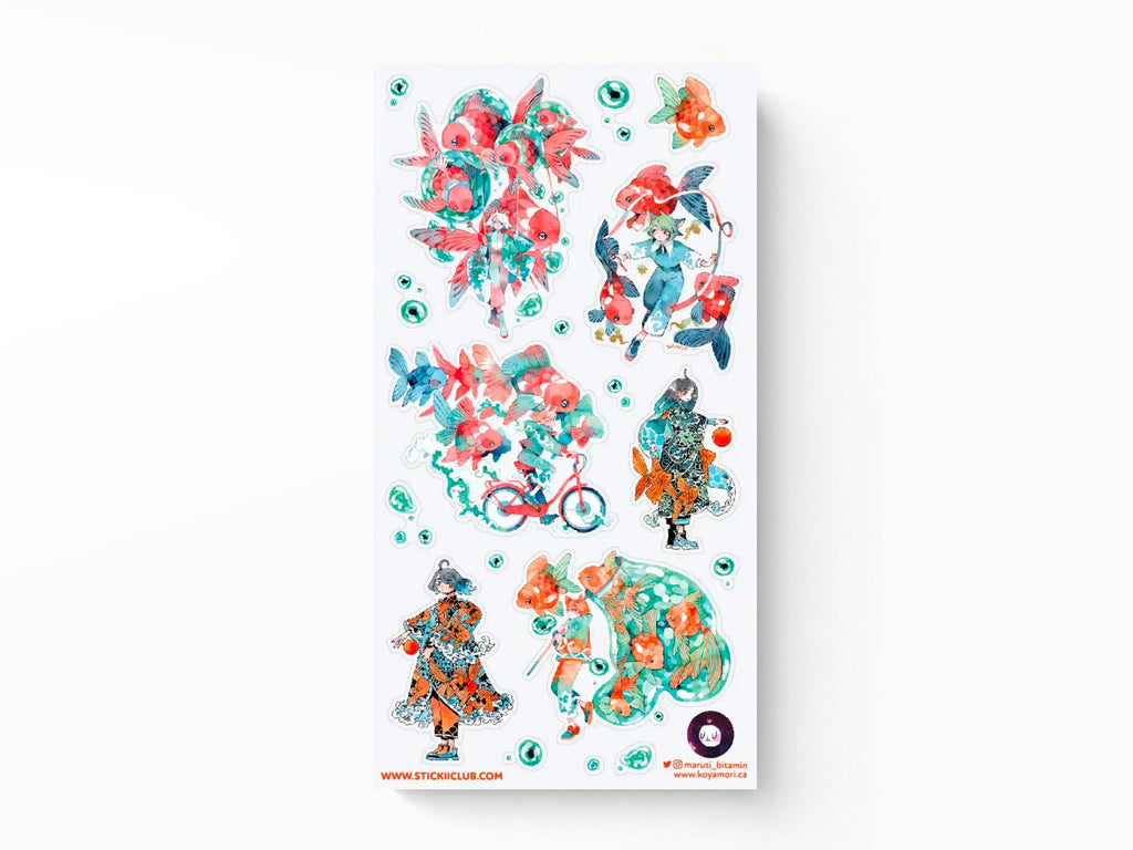 Guided By Goldfish Sticker Sheet