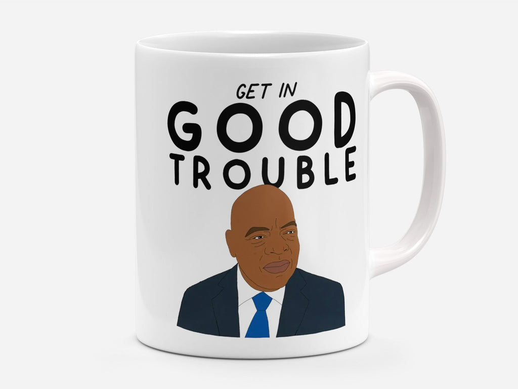 John Lewis Good Trouble Mug