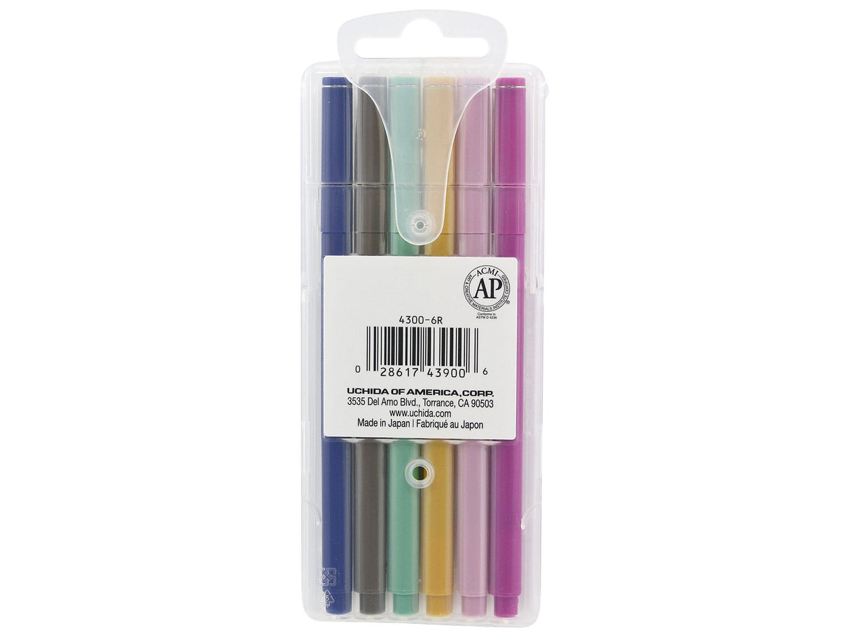 Le Pen Retro Colors - Set of 6 Pens
