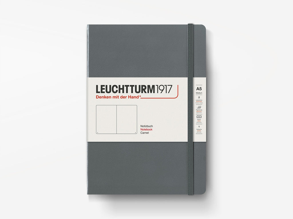 Leuchtturm 1917 Hardcover Notebook - Anthracite*