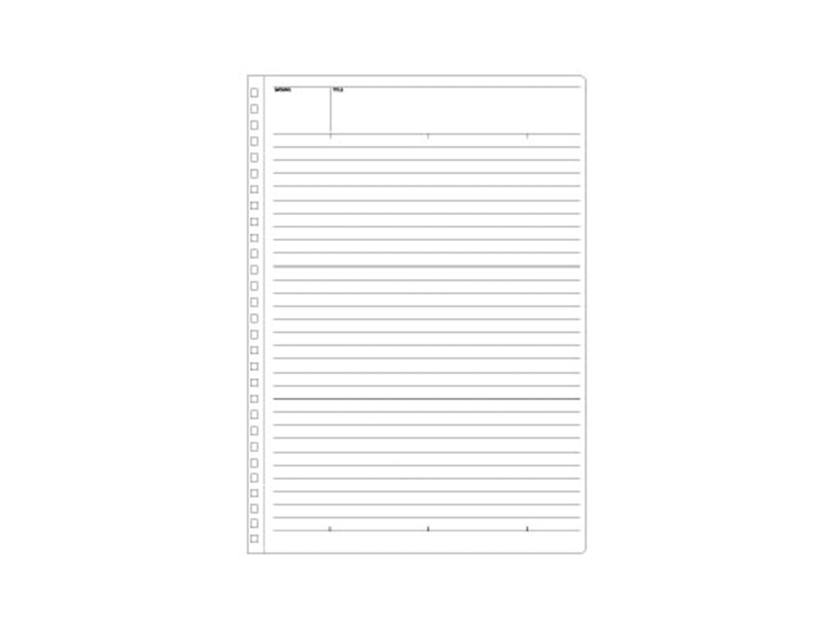 Maruman Mnemosyne Notebook - A4 Lined