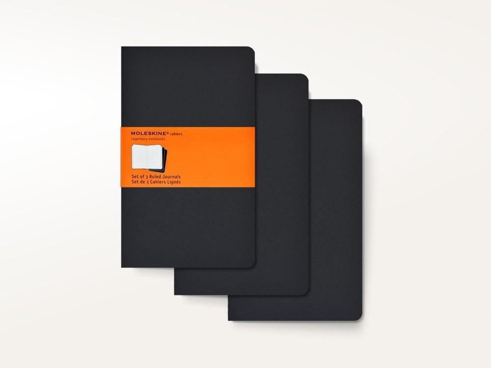 Moleskine Cahier Journal Set of 3 - Black