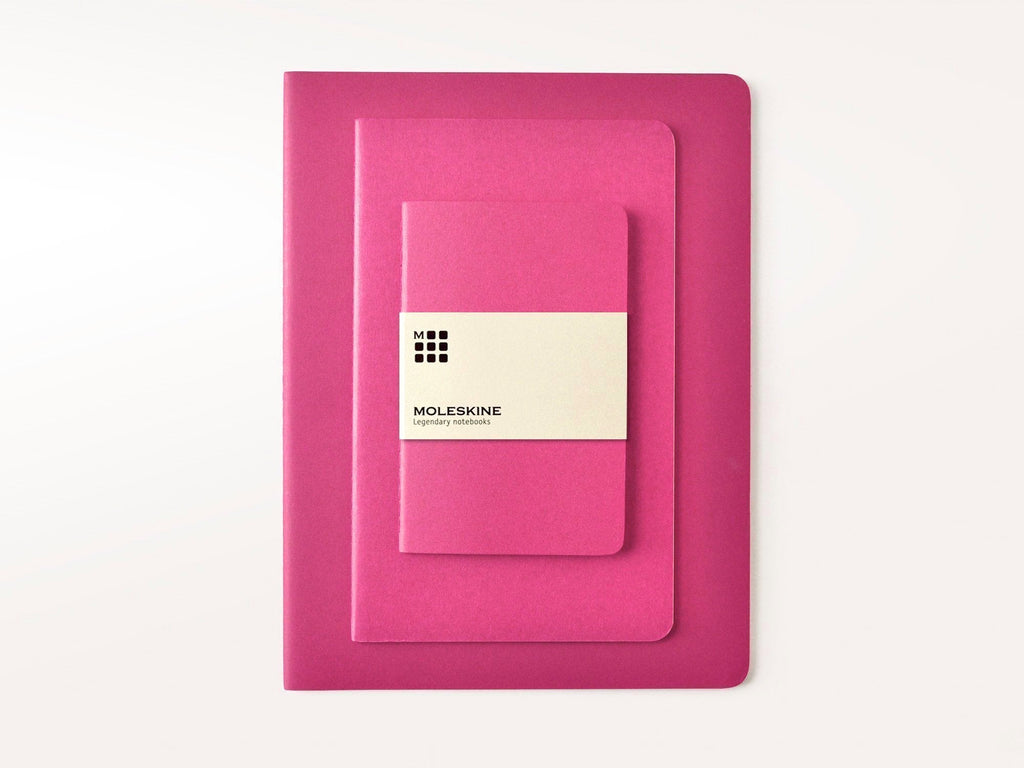 Moleskine Cahier Journal Set of 3 - Kinetic Pink