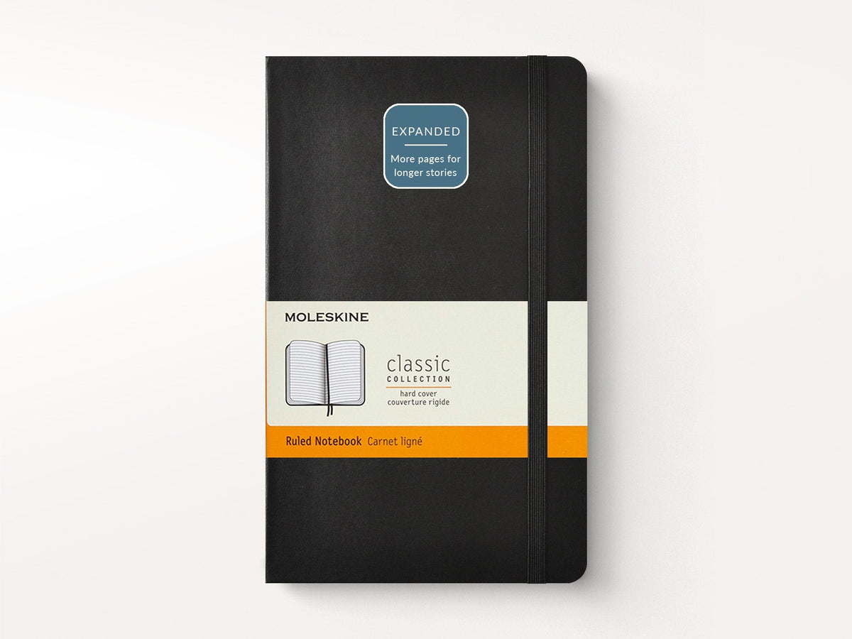 Moleskine Classic Notebook - Expanded Extra Thick Black – Jenni Bick Custom  Journals